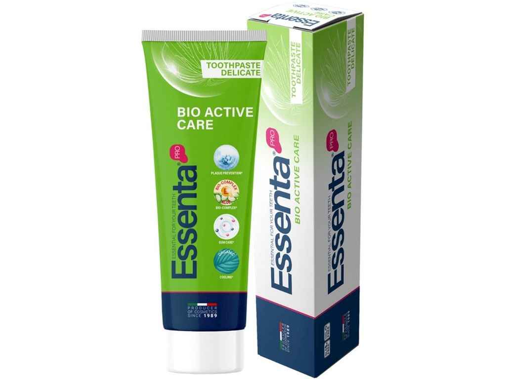 Зубна паста 75мл Bio Active Care ТМ ESSENTA PRO Зубна паста 75мл Bio Active Care ТМ ESSENTA PRO