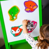 Магнітні бебі пазли "Динозаврики" Vladi Toys VT3208-16. Зображення №2