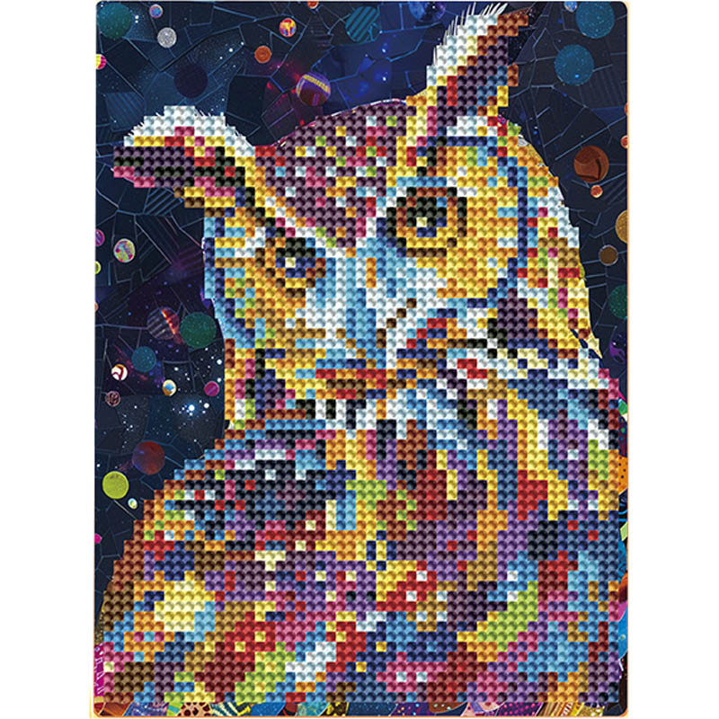 Алмазная мозаика "Сова" DM3005 с мольбертом 17x22.5 см Алмазная мозаика "Сова" DM3005 с мольбертом 17x22.5 см