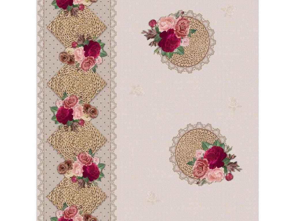 Скатертина флізелін на нетканій основі ES0845-1 1,35*1м ТМ DARIANA Скатертина флізелін на нетканій основі ES0845-1 1,35*1м ТМ DARIANA