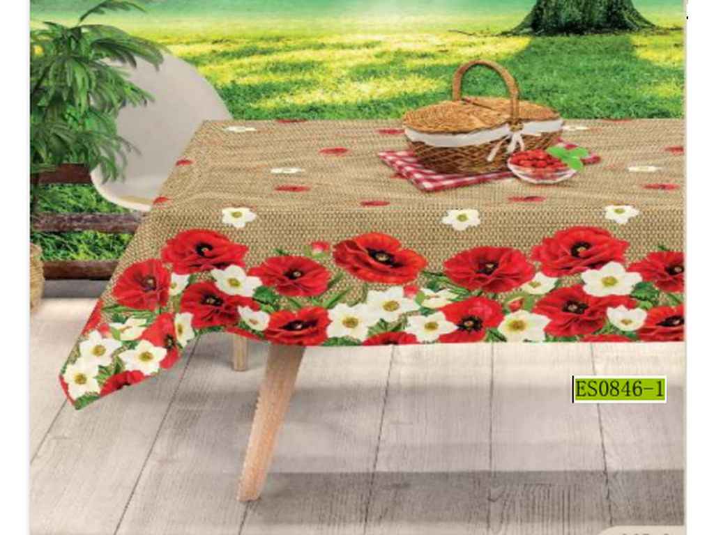 Скатертина флізелін на нетканій основі ES0846-1 1,35*1,5м ТМ DARIANA Скатертина флізелін на нетканій основі ES0846-1 1,35*1,5м ТМ DARIANA