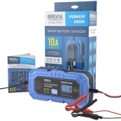 Зарядний пристрій імпульсний.10А - 6-12V всі типи АКБ "Brevia" 21000EP (10шт/ящ). Изображение №4 Зарядний пристрій імпульсний.10А - 6-12V всі типи АКБ "Brevia" 21000EP (10шт/ящ). Изображение №4