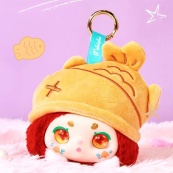 Коллекционная мягкая игрушка с кольцом "Милашки в шляпках" POP TOP 556022 в ассортименте. Изображение №2