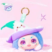 Коллекционная мягкая игрушка с кольцом "Милашки в шляпках" POP TOP 556022 в ассортименте. Изображение №3