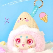 Коллекционная мягкая игрушка с кольцом "Милашки в шляпках" POP TOP 556022 в ассортименте. Изображение №4