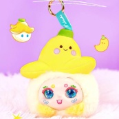 Коллекционная мягкая игрушка с кольцом "Милашки в шляпках" POP TOP 556022 в ассортименте. Изображение №6