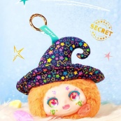 Коллекционная мягкая игрушка с кольцом "Милашки в шляпках" POP TOP 556022 в ассортименте. Изображение №7