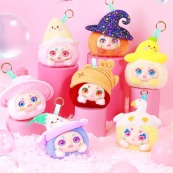 Коллекционная мягкая игрушка с кольцом "Милашки в шляпках" POP TOP 556022 в ассортименте. Изображение №8