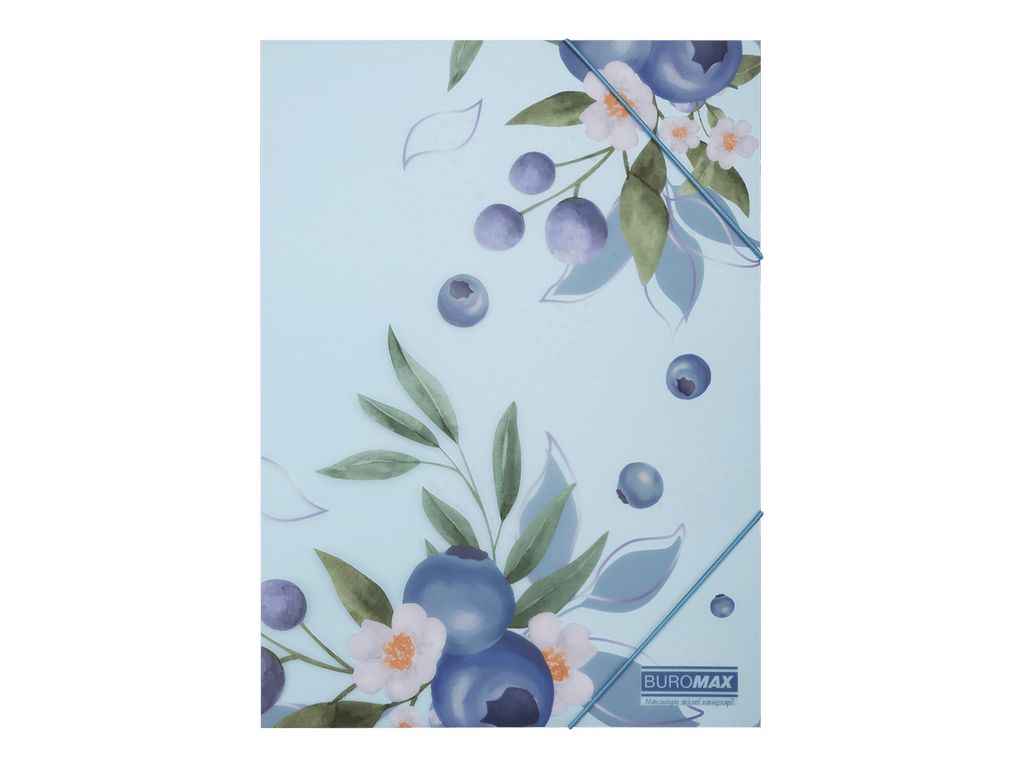 Папка на гумці ARABESKI А4 пластик морська хвиля ТМ BUROMAX Папка на гумці ARABESKI А4 пластик морська хвиля ТМ BUROMAX