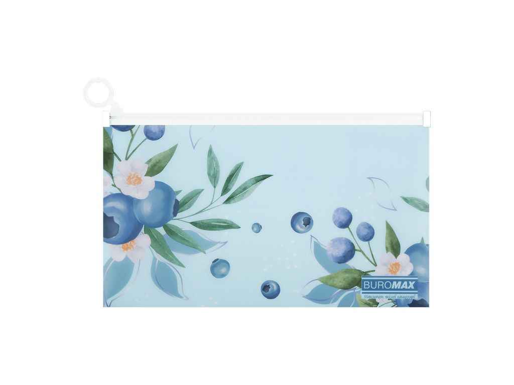Папка-конверт на zip-блискавці ARABESKI DL пластик морська хвиля ТМ BUROMAX Папка-конверт на zip-блискавці ARABESKI DL пластик морська хвиля ТМ BUROMAX