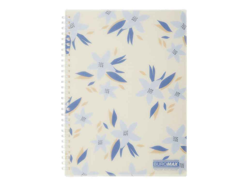 Зошит для нотаток ARABESKI B5 80 арк клітинка маренго ТМ BUROMAX Зошит для нотаток ARABESKI B5 80 арк клітинка маренго ТМ BUROMAX