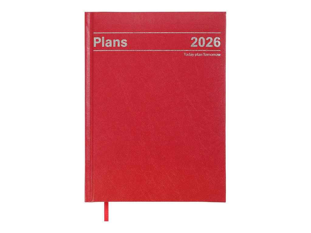 Щоденник А5 датов. 2026 STYLE червоний бумвініл/поролон ТМ BUROMAX Щоденник А5 датов. 2026 STYLE червоний бумвініл/поролон ТМ BUROMAX