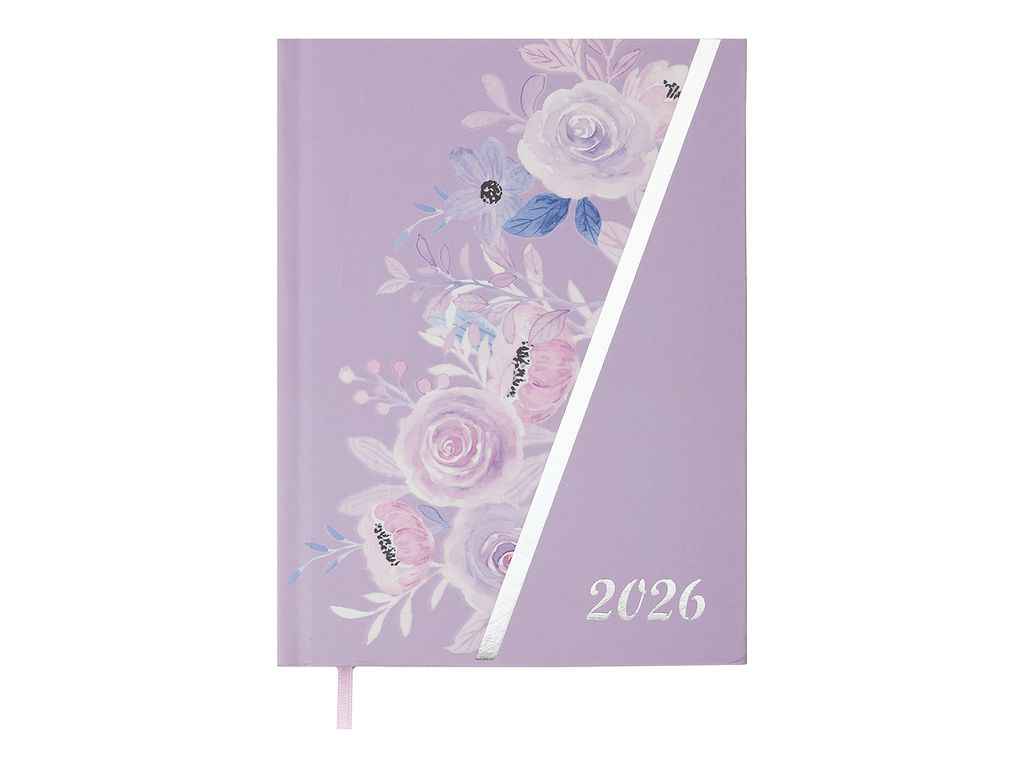 Щоденник А5 датов. поліграфічний PASSION 2026 рожевий ТМ BUROMAX Щоденник А5 датов. поліграфічний PASSION 2026 рожевий ТМ BUROMAX