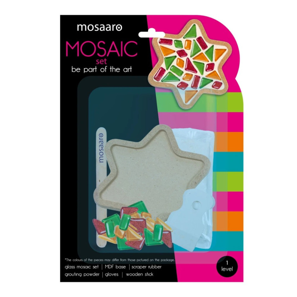 Дитячий набір для творчості кришталева мозаїка "Зірка" MA1009 Дитячий набір для творчості кришталева мозаїка "Зірка" MA1009