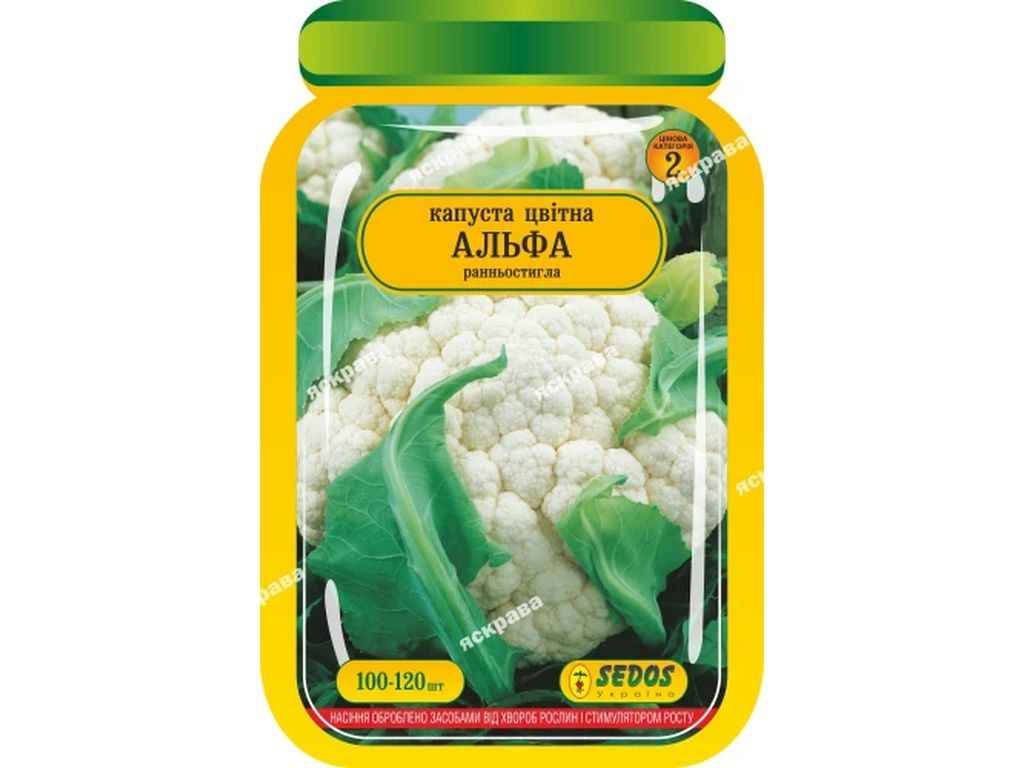 Капуста цвітна Альфа (25 пачок) інкрустоване 100-120 нас. ТМ SEDOS Капуста цвітна Альфа (25 пачок) інкрустоване 100-120 нас. ТМ SEDOS