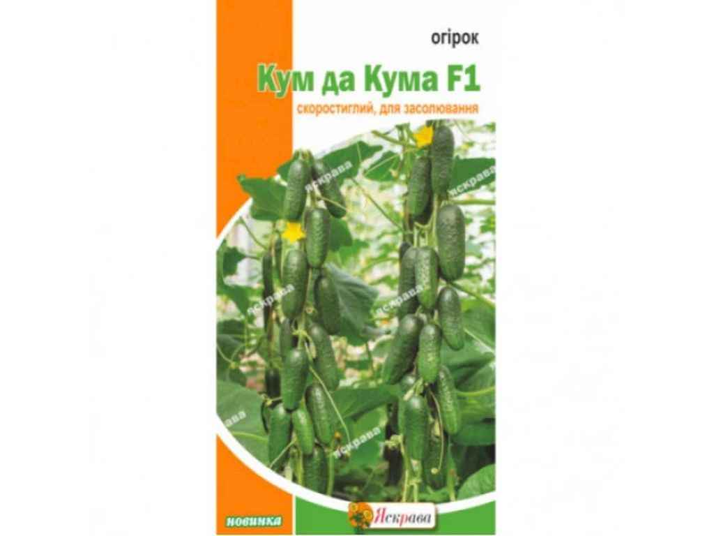 Огірок Кум да Кума (20 пачок) 0,5г ТМ ЯСКРАВА Огірок Кум да Кума (20 пачок) 0,5г ТМ ЯСКРАВА