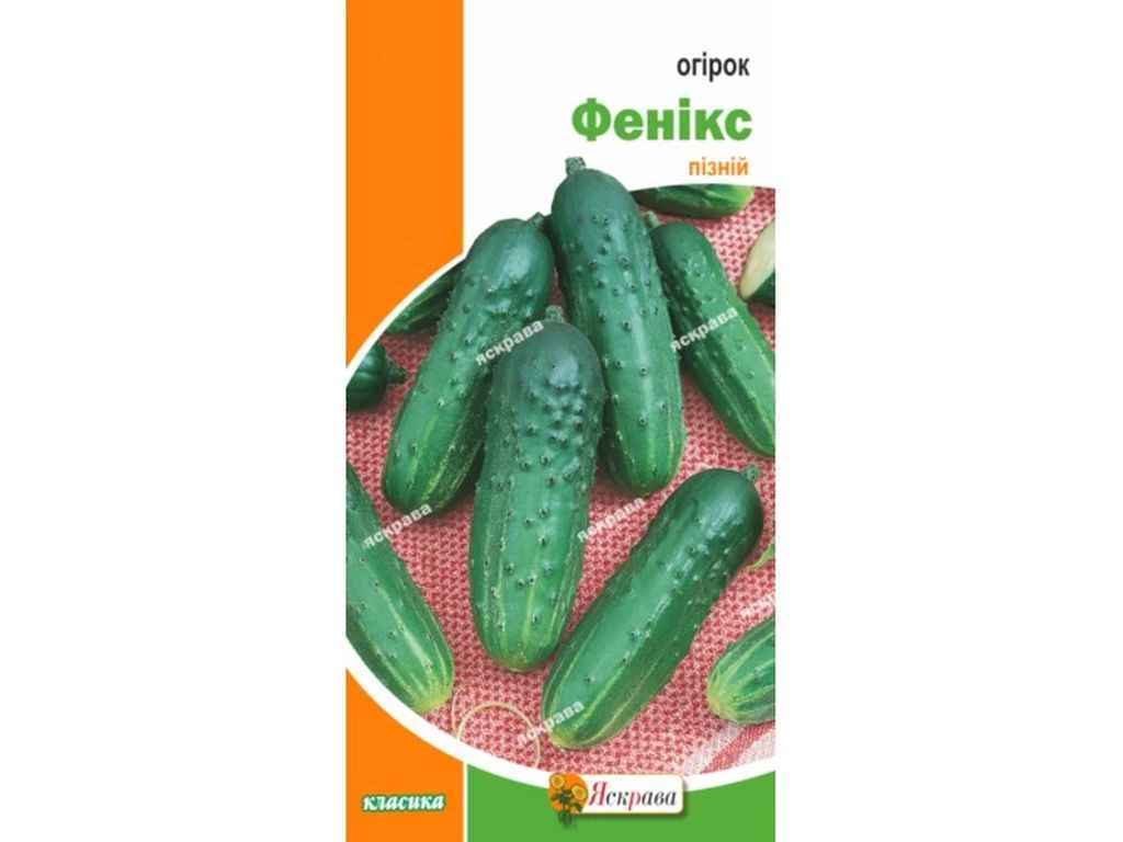 Огірок Фенікс (20 пачок) 1г ТМ ЯСКРАВА Огірок Фенікс (20 пачок) 1г ТМ ЯСКРАВА