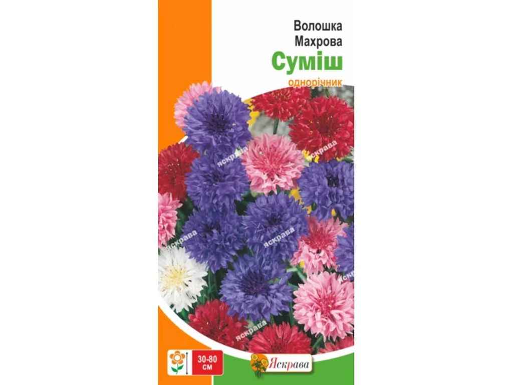 Волошка Махрова Суміш (20 пачок) 0,5г ТМ ЯСКРАВА Волошка Махрова Суміш (20 пачок) 0,5г ТМ ЯСКРАВА
