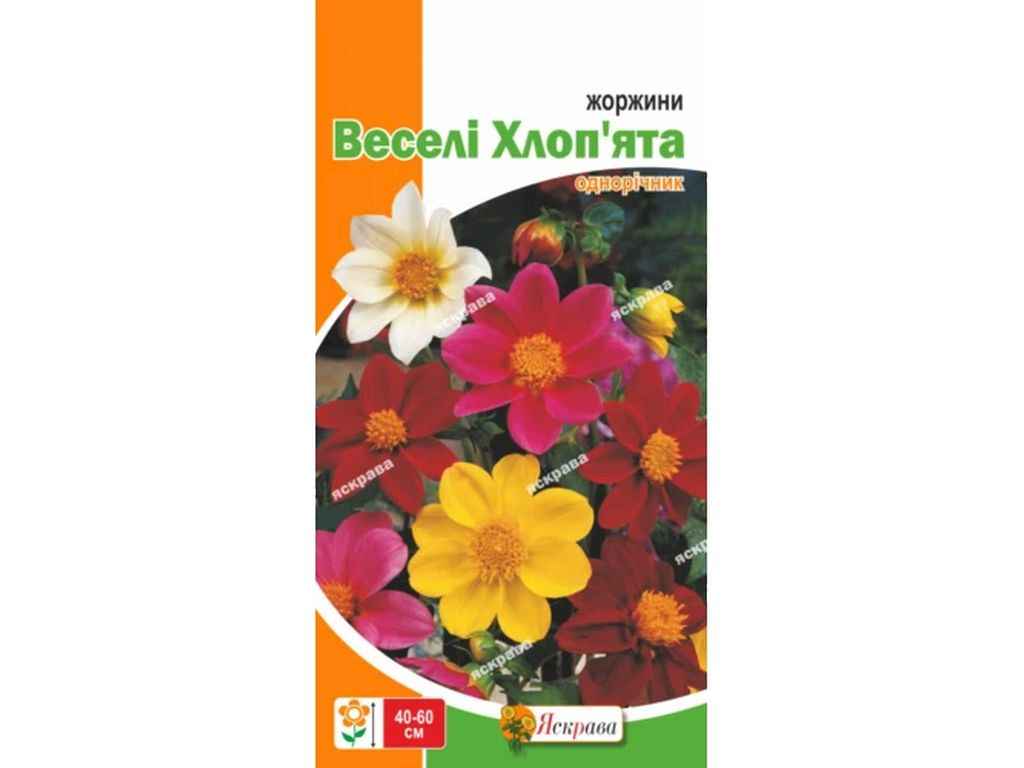 Жоржина Веселi Хлопята суміш (20 пачок) 0,3г ТМ ЯСКРАВА Жоржина Веселi Хлопята суміш (20 пачок) 0,3г ТМ ЯСКРАВА