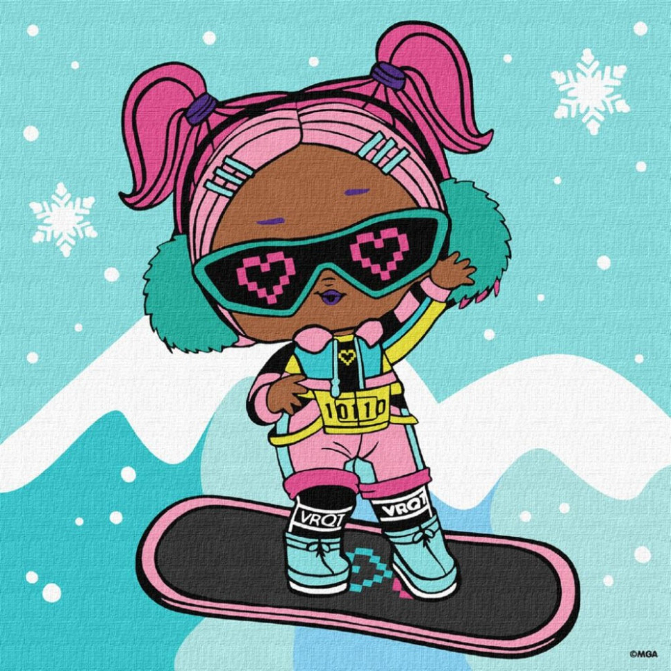 Картина по номерам "L.O.L. Surprise! Jolly Vibes. V.R.Q.T." KHO1321, 25x25 см Картина по номерам "L.O.L. Surprise! Jolly Vibes. V.R.Q.T." KHO1321, 25x25 см