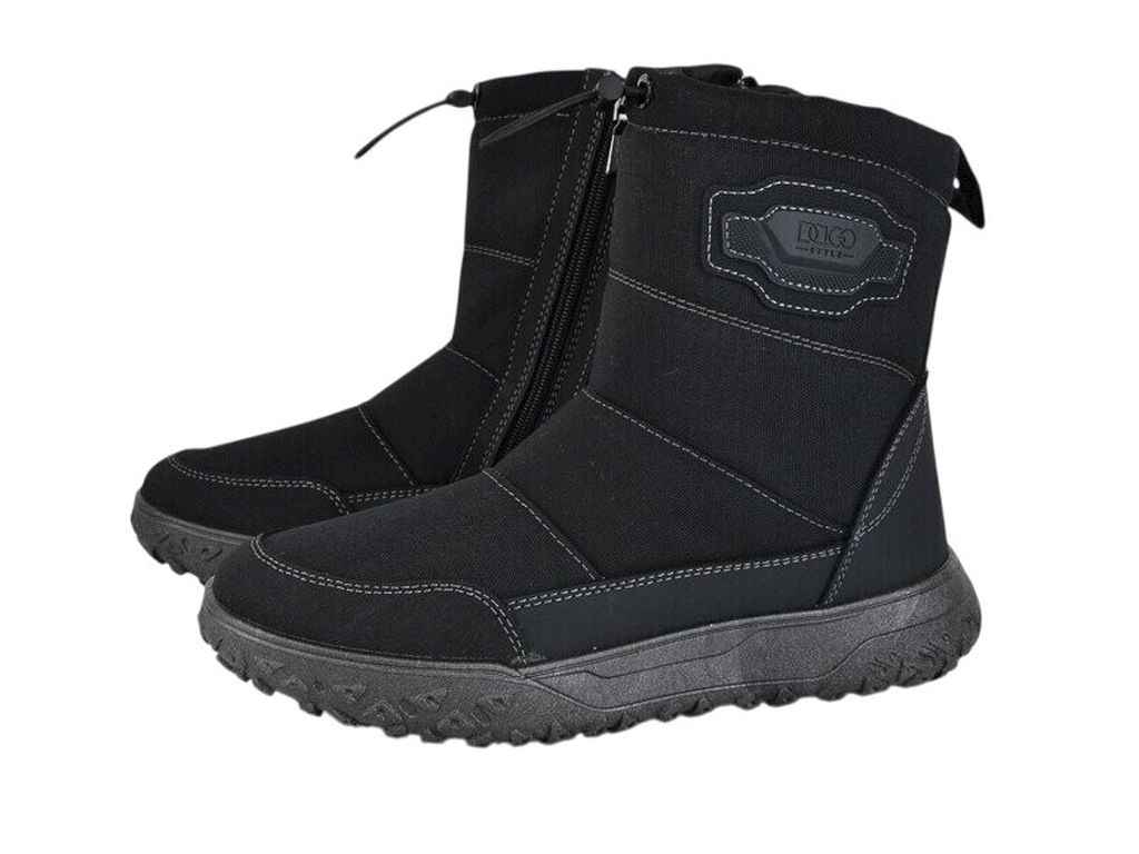 Чоботи штучна шкіра р.41 чорний зимові чоловічі арт.м2304 ТМ DAGO Чоботи штучна шкіра р.41 чорний зимові чоловічі арт.м2304 ТМ DAGO