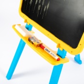 Дитяча дошка для малювання магнітна 013777/1 жовто-блакитна. Зображення №4 Дитяча дошка для малювання магнітна 013777/1 жовто-блакитна. Зображення №4