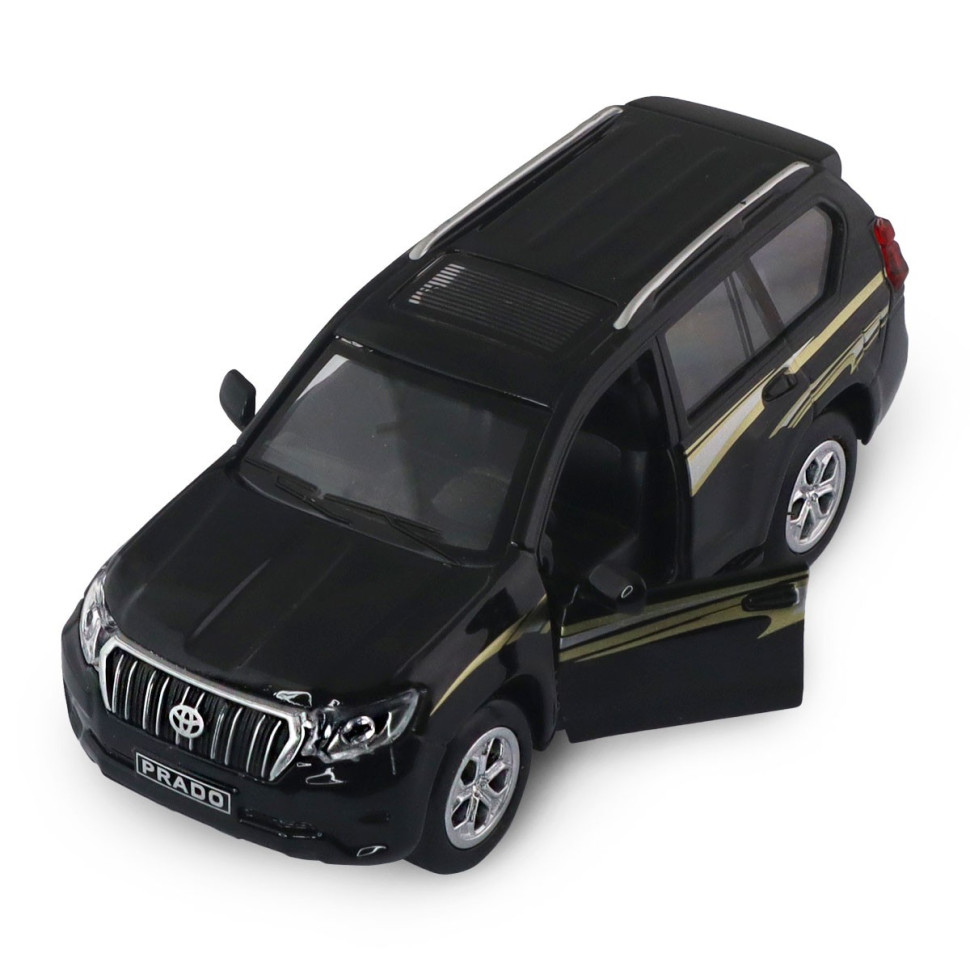 Инерционная автомодель "Toyota Prado" TechnoDrive KM6189D черный Инерционная автомодель "Toyota Prado" TechnoDrive KM6189D черный