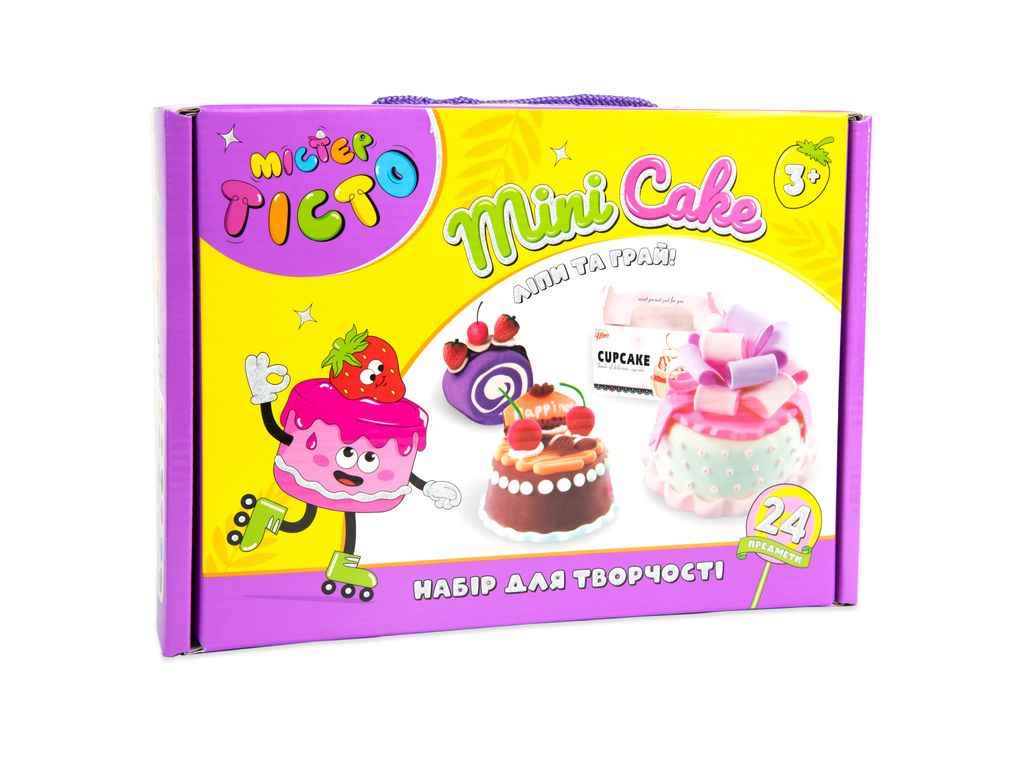 Набір для творчості Містер тісто Mini Cake українською мовою 41007 ТМ STRATEG Набір для творчості Містер тісто Mini Cake українською мовою 41007 ТМ STRATEG
