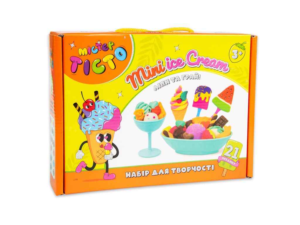 Набір для творчості Містер тісто Mini Cream українською мовою 41010 ТМ STRATEG Набір для творчості Містер тісто Mini Cream українською мовою 41010 ТМ STRATEG