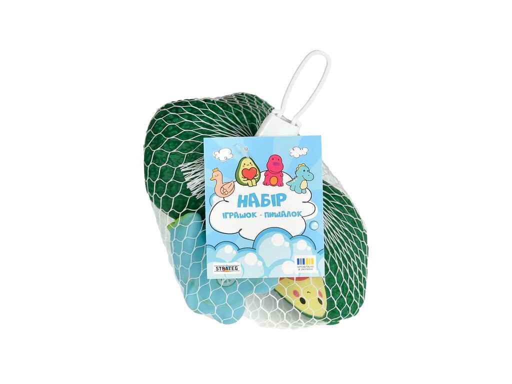 Набір іграшок-пищалок Весела компанія 30977 ТМSTRATEG Набір іграшок-пищалок Весела компанія 30977 ТМSTRATEG