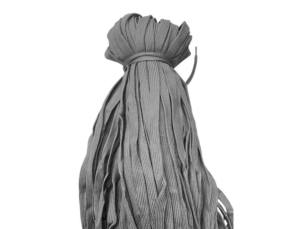 Шнурки для взуття сірий плоскі 1,2м (10пар) ТМ ОЛЬХОВ Шнурки для взуття сірий плоскі 1,2м (10пар) ТМ ОЛЬХОВ