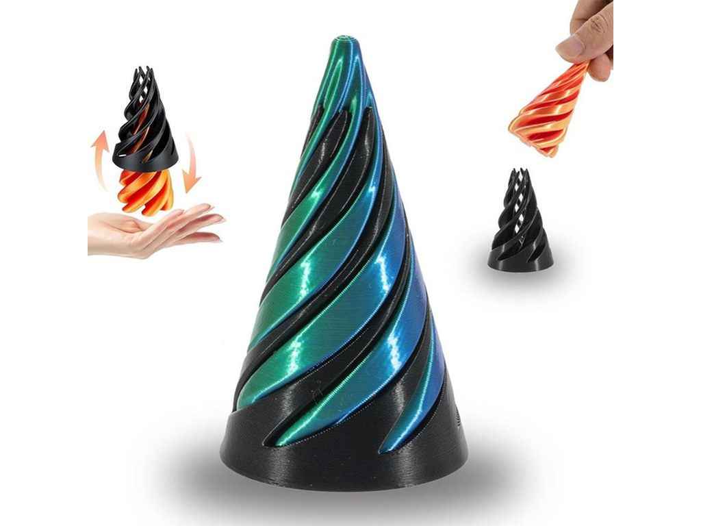 Іграшка-антистрес Конус-Спіраль мікс 3D друкована спіральна іграшка антистрес-фіджет Конус-Спіраль ТМ TLT Іграшка-антистрес Конус-Спіраль мікс 3D друкована спіральна іграшка антистрес-фіджет Конус-Спіраль ТМ TLT