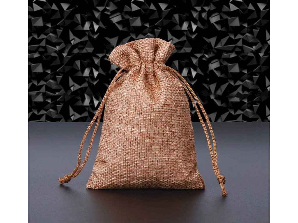 Мішечок подарунковий з мішковини 9*12см 10шт/уп Бежево-коричневий №3 арт.СП-868 ТМКИТАЙ Мішечок подарунковий з мішковини 9*12см 10шт/уп Бежево-коричневий №3 арт.СП-868 ТМКИТАЙ