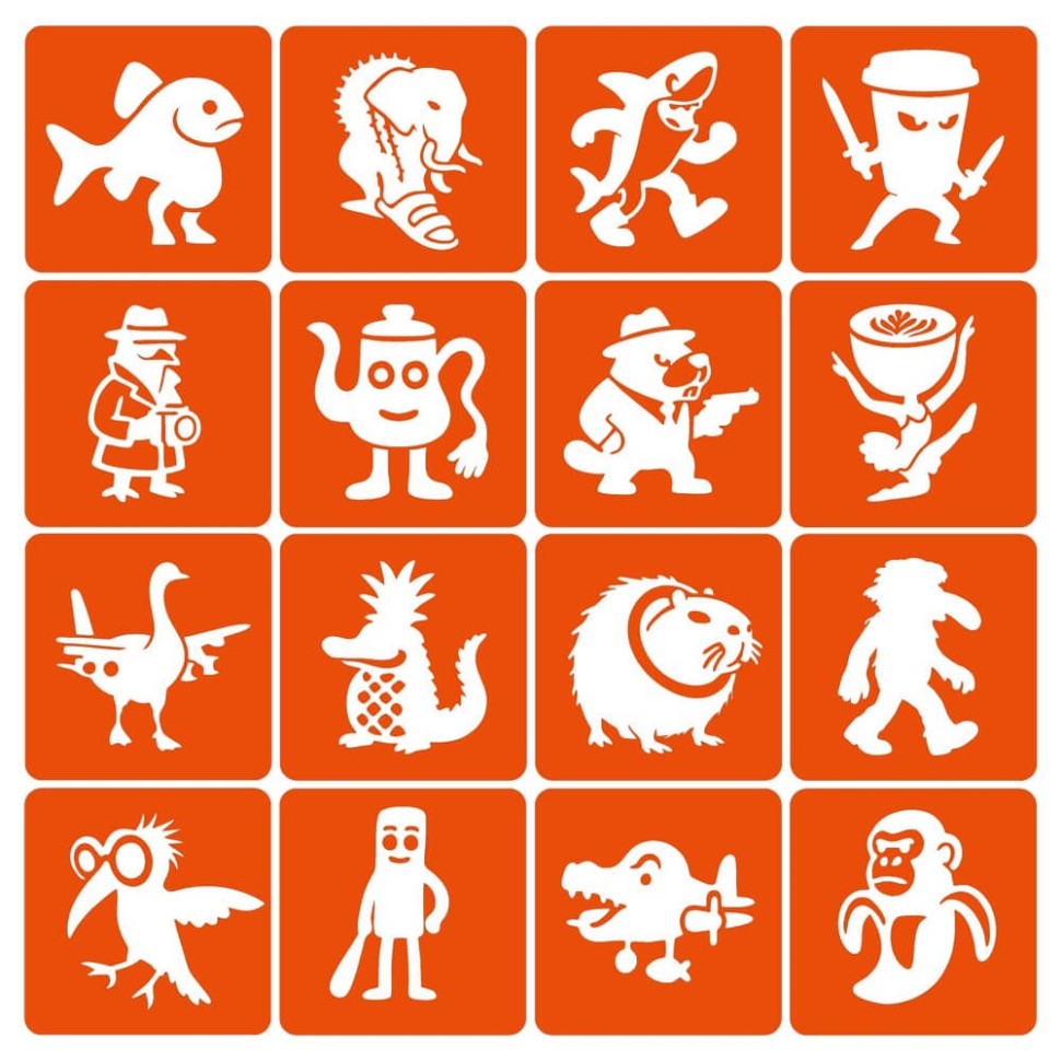 Набор трафаретов для биотату "Итальянский брейнрот №2" Italian-brainrot_6x6_16_2 Набор трафаретов для биотату "Итальянский брейнрот №2" Italian-brainrot_6x6_16_2