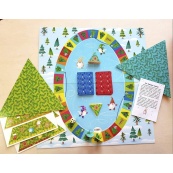 Детский игровой набор "Укрась елку" 21401 с игровым кубиком. Изображение №2