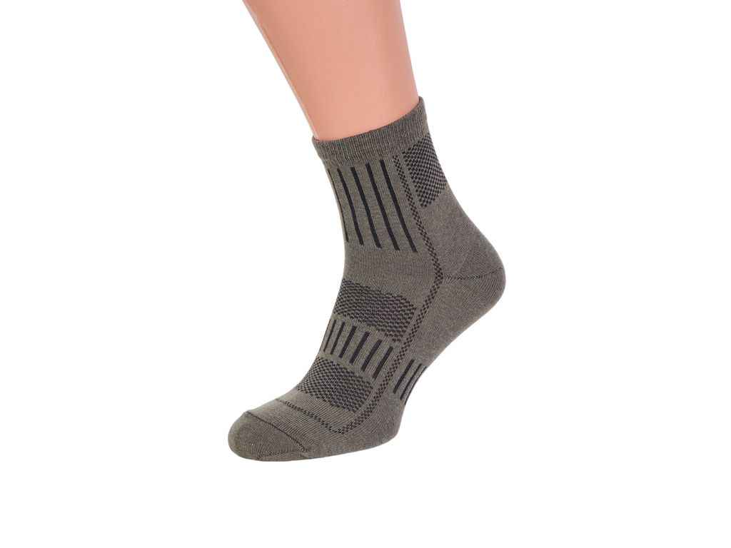 Шкарпетки чол трекінгові гребінна бавовна хакі арт.ТК-1 р.43-45 10пар ТМ ЗОЛОТИЙ КЛЄВЄР Шкарпетки чол трекінгові гребінна бавовна хакі арт.ТК-1 р.43-45 10пар ТМ ЗОЛОТИЙ КЛЄВЄР