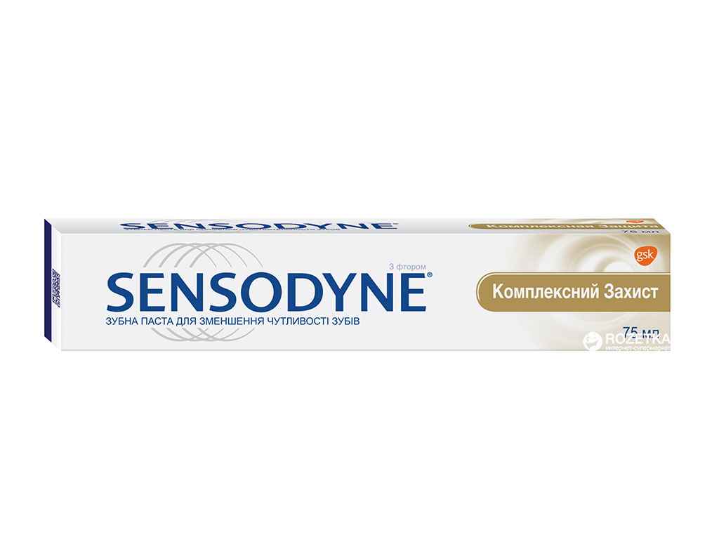 Зубна паста Комплексний Захист 75мл ТМ SENSODYNE Зубна паста Комплексний Захист 75мл ТМ SENSODYNE