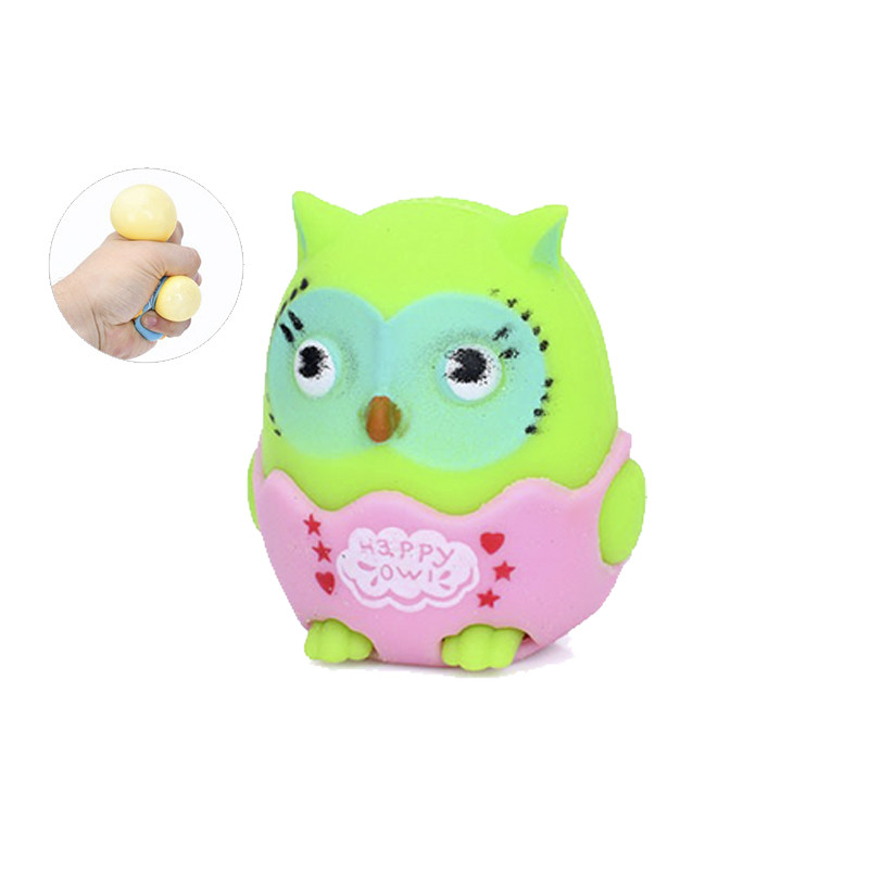 Игрушка сквиш антистресс "Совенок" MS 4141 размер 7 см Зеленый Игрушка сквиш антистресс "Совенок" MS 4141 размер 7 см Зеленый