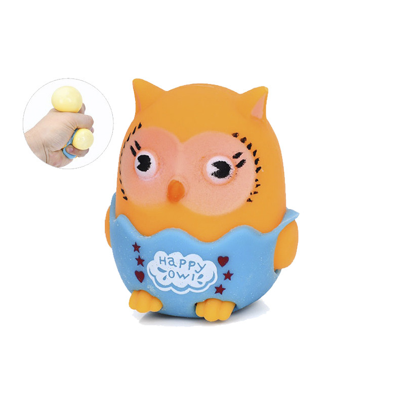 Игрушка сквиш антистресс "Совенок" MS 4141 размер 7 см Оранжевый Игрушка сквиш антистресс "Совенок" MS 4141 размер 7 см Оранжевый