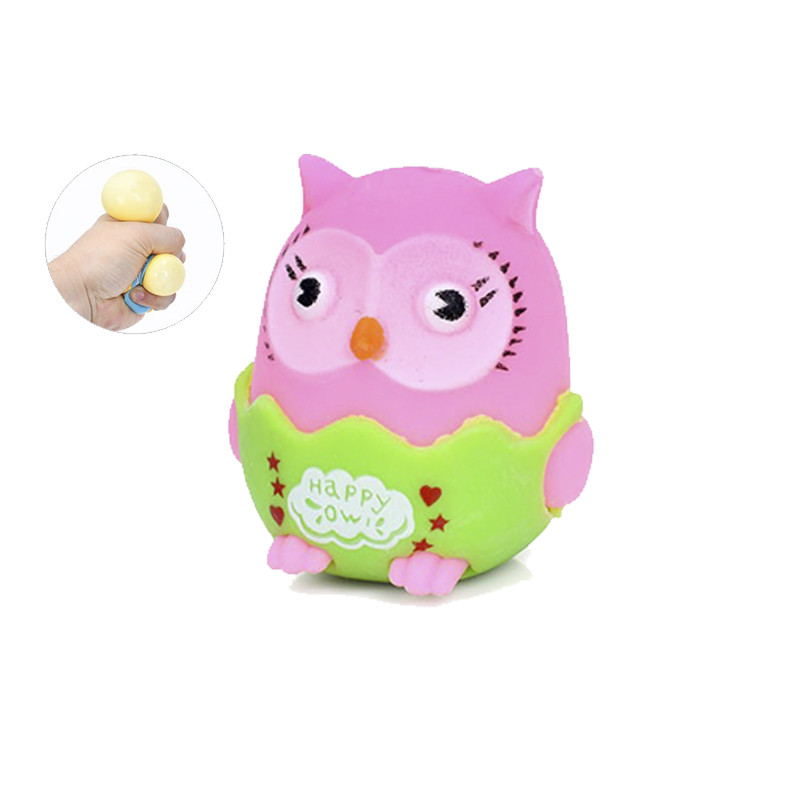 Игрушка сквиш антистресс "Совенок" MS 4141 размер 7 см Розовый Игрушка сквиш антистресс "Совенок" MS 4141 размер 7 см Розовый