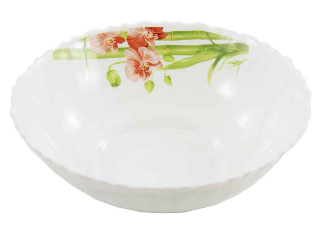 Салатник 180мм №7 хвилястий край Орхідея Red (6шт/уп) BB405 ТМ LUMINES Салатник 180мм №7 хвилястий край Орхідея Red (6шт/уп) BB405 ТМ LUMINES