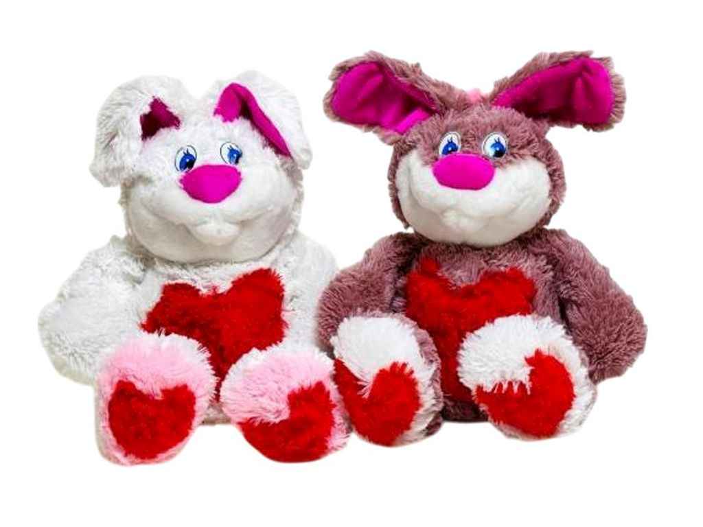 Мяка іграшка Валентинка Заяць 60см ТМ ДЛЯ ТЕБЕ Мяка іграшка Валентинка Заяць 60см ТМ ДЛЯ ТЕБЕ