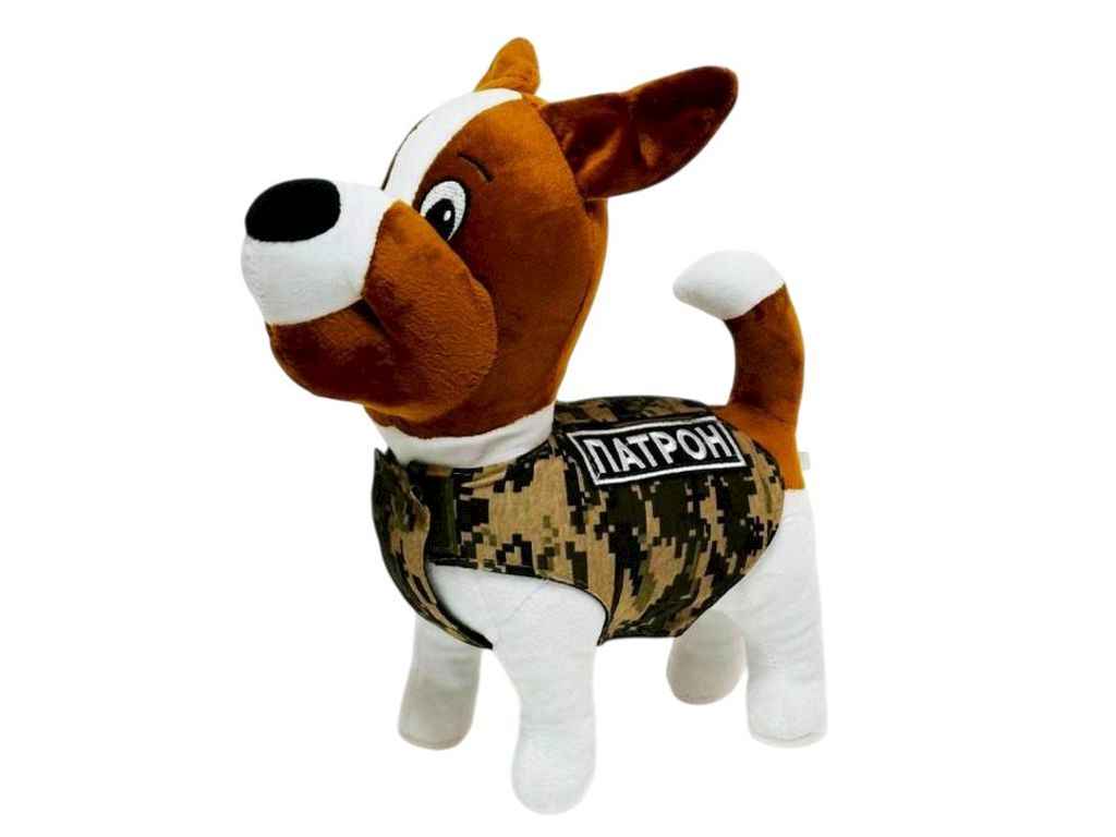 Мяка іграшка Пес Патрон в броніку 35см коричневий ТМ ДЛЯ ТЕБЕ Мяка іграшка Пес Патрон в броніку 35см коричневий ТМ ДЛЯ ТЕБЕ