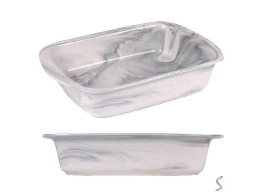 Форма для запікання кераміка Marble 25х18,5х6см R35647-S ТМ STENSON Форма для запікання кераміка Marble 25х18,5х6см R35647-S ТМ STENSON