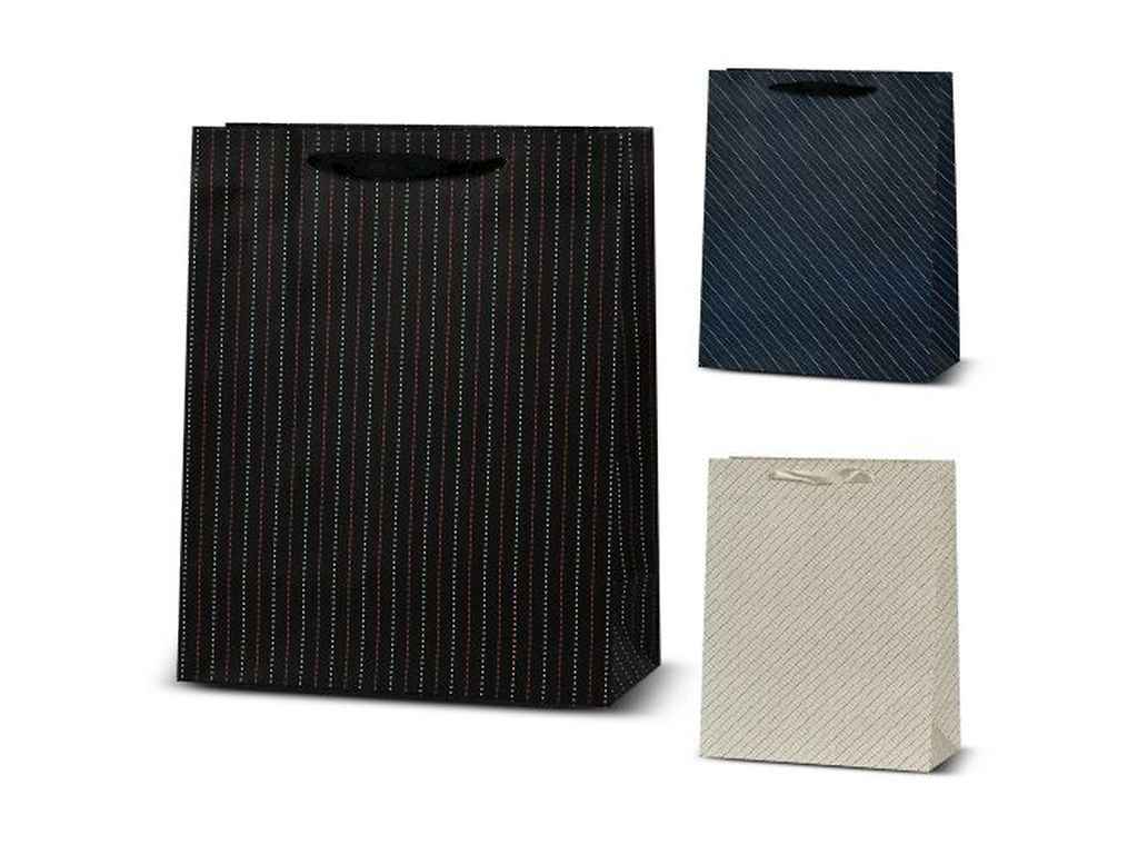 Пакет подарунковий XS Stripes 14,5*15*6см паперовий R96664 ТМ STENSON Пакет подарунковий XS Stripes 14,5*15*6см паперовий R96664 ТМ STENSON