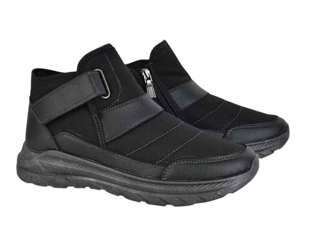 Чоботи штучна шкіра р.41 чорний текстиль чол зимові арт.2307 ТМ DAGO Чоботи штучна шкіра р.41 чорний текстиль чол зимові арт.2307 ТМ DAGO