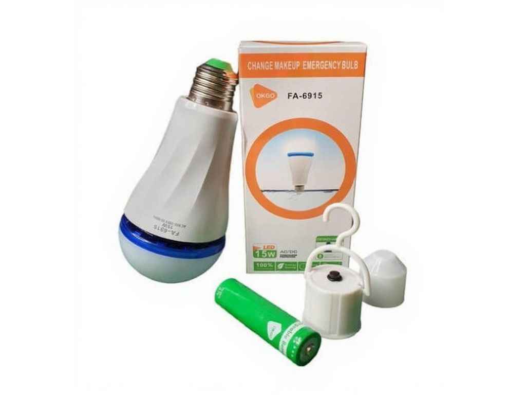 Акумуляторна лампа 15W 6500K зі зміним акумулятором FA-6915 ТМКИТАЙ Акумуляторна лампа 15W 6500K зі зміним акумулятором FA-6915 ТМКИТАЙ