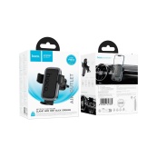 Автотримач для телефону затискач HOCO H78 Black. Изображение №2