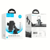 Автотримач для телефону затискач під вагою HOCO "H79" Black. Изображение №2