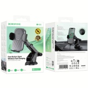 Автотримач з бездротовою зарядкою Borofone BH222. Изображение №2